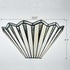 Montefalco Tiffany Stained Glass Wall Sconce, 1-Light Black Wall Mount Lamp