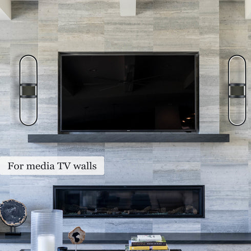 Dolomite Black LED Wall Sconce Modern Wall Light Indoor