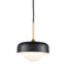 Venezia Industrial Modern Barn Pendant Light Glass Shade 1-Light