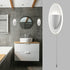 White Bedside LED-15W-4000K Wall Light, Simple and Small Wall Sconce with Pull Chain Switch