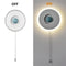 Modern Round Acrylic LED Wall Sconce 18W-4000K with Pull Chain Switch