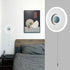Modern Round Acrylic LED Wall Sconce 18W-4000K with Pull Chain Switch