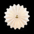 Gold 3-Light Ceiling Light Brass with Milk Glass
