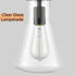 ORB Pendant Light Clear Glass Hanging Ceiling Light Fixture