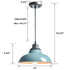 Sea Green Pendant Light Fixture Modern Kitchen Islands Pendant Light