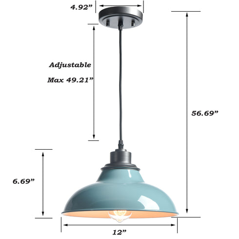 Sea Green Pendant Light Fixture Modern Kitchen Islands Pendant Light