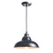 Black Pendant Light Fixture Dome Kitchen Islands Hanging Light