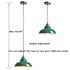 Green Pendant Light Fixture Dome Kitchen Islands Hanging Light