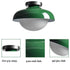 Modern Green Barn Ceiling Light Fixture Opal Glass Shade