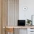 Modern Round Acrylic LED Wall Sconce 18W-4000K with Pull Chain Switch