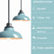 Sea Green Pendant Light Fixture Modern Kitchen Islands Pendant Light Metal Rod