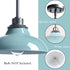 Sea Green Pendant Light Fixture Modern Kitchen Islands Pendant Light Metal Rod