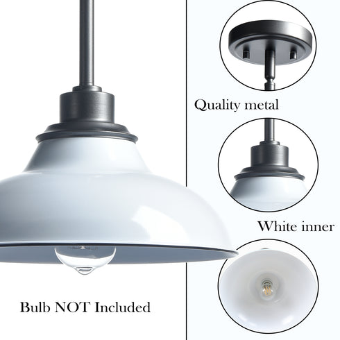 White Pendant Light Fixture Modern Kitchen Islands Pendant Light Metal Rod