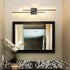 Modern Black Creative Wave Strip Led Wall Light Fixture