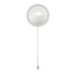 Simple Round Acrylic LED Wall Sconce 8.5W-4000K with Pull Chain Switch
