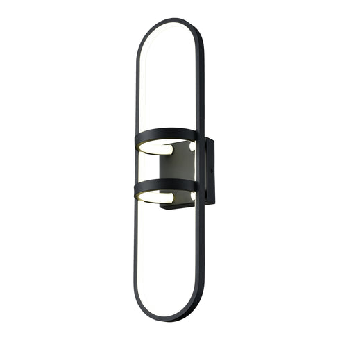 Dolomite Black LED Wall Sconce Modern Wall Light Indoor