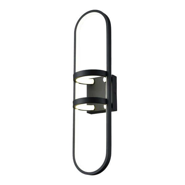 Dolomite Black LED Wall Sconce Modern Wall Light Indoor