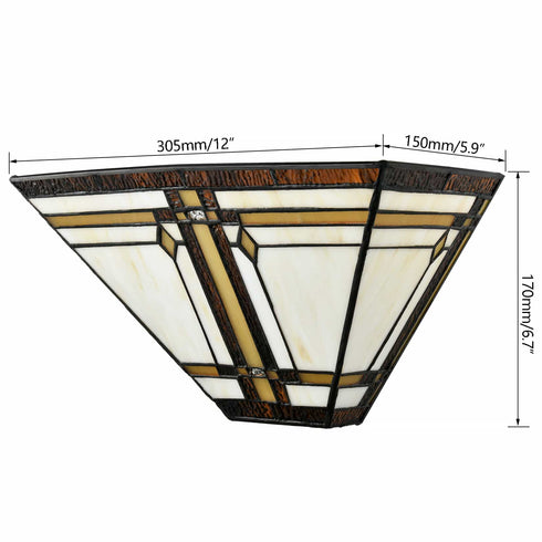 Tiffany Style Stained Glass Wall Sconces Lighting