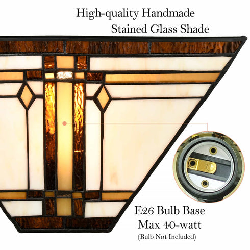 Stained Glass Wall Sconce Tiffany Style Wall Light Fixtures