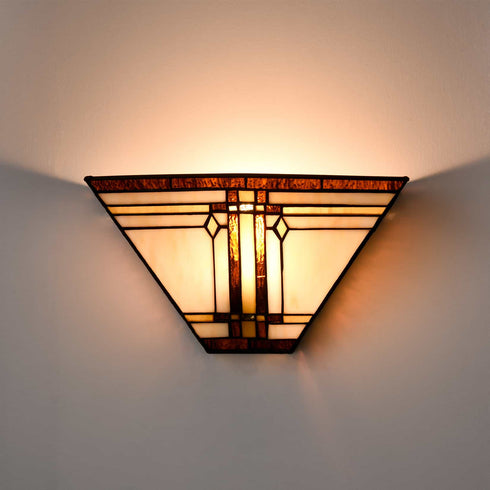 Stained Glass Wall Sconce Tiffany Style Wall Light Fixtures