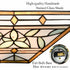 Stained Glass Sconce Light Tiffany Style Wall Mount Light
