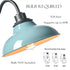 Sea Green Gooseneck Wall Sconces Modern Barn Light