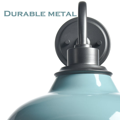 Sea Green Gooseneck Wall Sconces Modern Barn Light