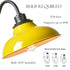 Yellow Gooseneck Wall Sconce Modern Barn Light