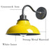 Yellow Gooseneck Wall Sconce Modern Barn Light