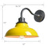 Yellow Gooseneck Wall Sconce Modern Barn Light