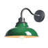 Green Gooseneck Wall Sconces Retro Barn Light