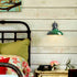 Green Gooseneck Wall Sconces Retro Barn Light