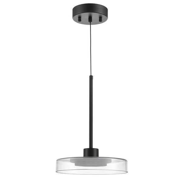 Black LED Pendant Light Modern Hanging Light 4000k