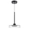 Black LED Pendant Light Modern Hanging Light 4000k