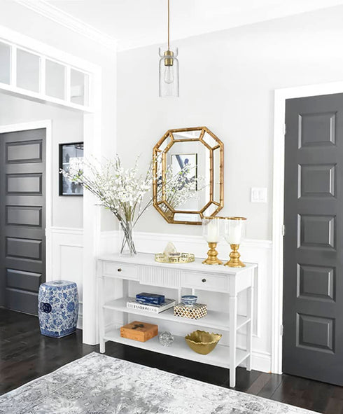 Modern Gold Kitchen Pendant Light Adjustable Hanging Light