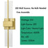 Modern LED Wall Sconce Gold Indoor Wall Light with Clear Acrylic Shade