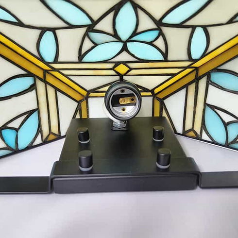 Stained Glass Sconce Light Tiffany Style Wall Mount Light