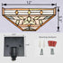 Stained Glass Sconce Light Tiffany Style Wall Mount Light