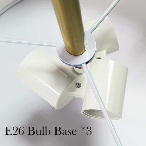 Frassinero 3-Light Semi Flush Mount Ceiling Light with Fabric Drum Shade