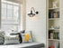 Rustica Black Wall Sconce 1-Light Farmhouse Gooseneck Wall Light Fixture with Barn Shade