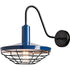 Rustica Navy Blue Wall Sconce 1-Light Farmhouse Gooseneck Wall Light Fixture with Barn Shade (Copy)