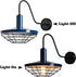 Rustica Navy Blue Wall Sconce 1-Light Farmhouse Gooseneck Wall Light Fixture with Barn Shade (Copy)