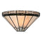 Navelli Tiffany style 1-light stained glass wall sconce