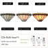 Navelli Tiffany Style 1-Light Stained Glass Wall Sconce