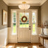 Siracusa Modern Gold Milky Crackle Glass 3-Light Semi-Flush Mount Ceiling Light