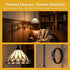Ragusa Tiffany Style Plug-In Stained Glass Cone Pendant Light