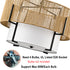 Matera Boho Rattan 4-Light Drum Pendant Light with Handwoven Rope Shade