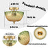 Maratea 2-Light Gold Semi-Flush Mount Ceiling Light with Green & Amber Glass Shade