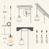 Todi Plug-In Small Adjustable Schoolhouse Milk Glass Pendant Light