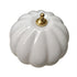Orvieto Art Deco Scalloped Milk Glass Semi-Flush Mount Ceiling Light in Antique Brass